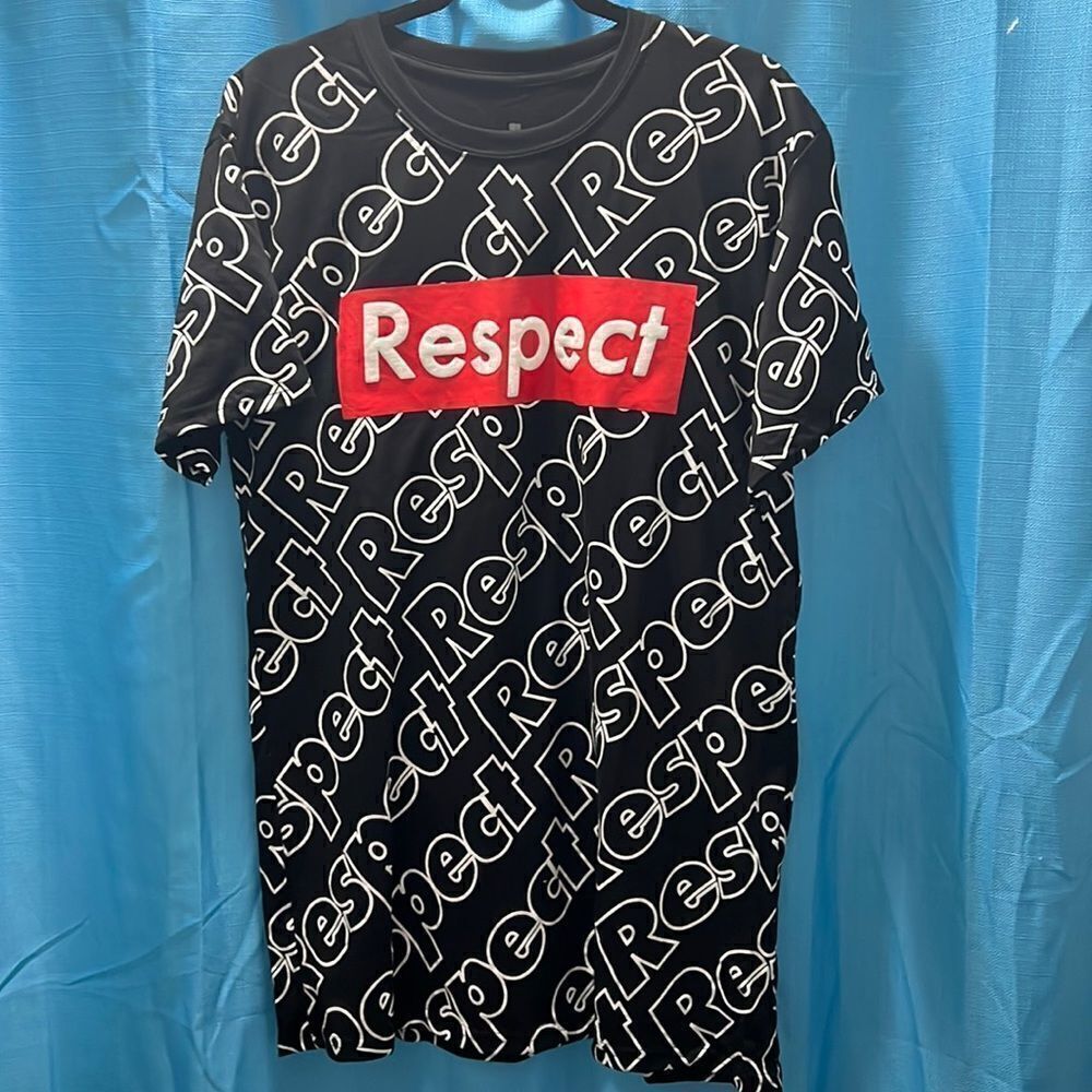 Respect Printed shirt red black white